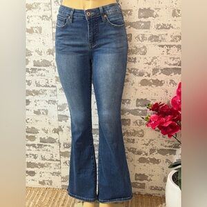 Girl-ish High Rise Flare Jeans